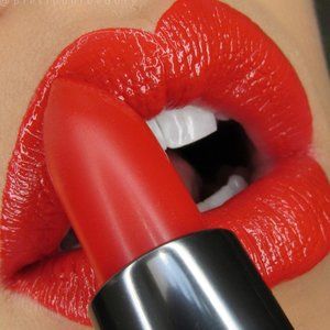 💖💋Rare! Smashbox GET FIRED Lipstick Warm Red Shade Be Legendary Collection🌛💘